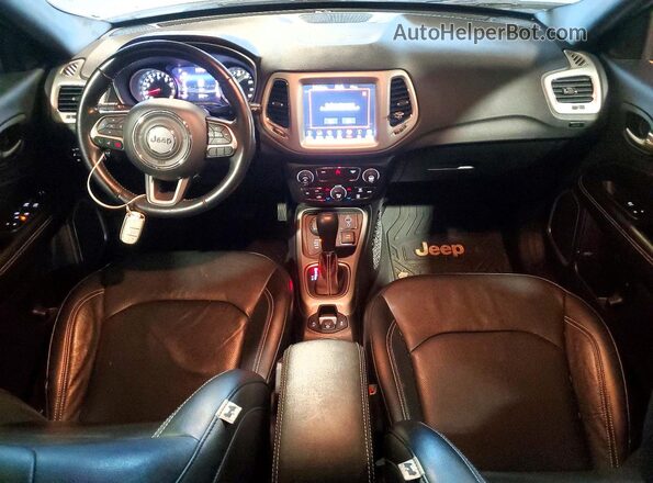 3C4NJDEB9MT592768 2021 JEEP COMPASS White Widok deski rozdzielczej