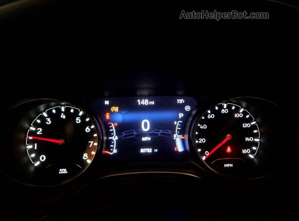 3C4NJDEB9MT592768 2021 JEEP COMPASS White Widok zestawu wskaźników