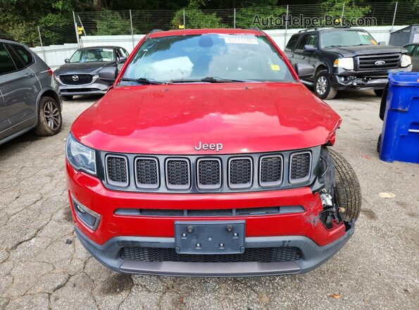 3C4NJDEB9MT595217 2021 JEEP COMPASS Красный Вид спереди