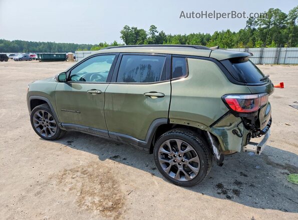 3C4NJDEBXMT532448 2021 JEEP COMPASS Зеленый Задняя левая четверть