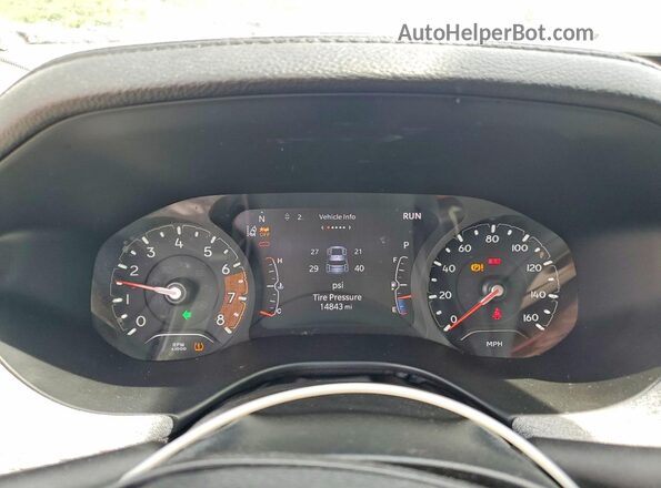 3C4NJDFB0NT210174 2022 JEEP COMPASS Silver Widok zestawu wskaźników
