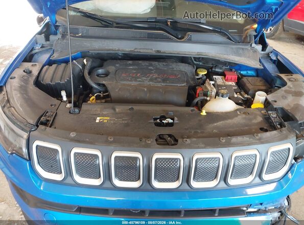 3C4NJDFB5NT133012 2022 JEEP COMPASS Blue Rear view