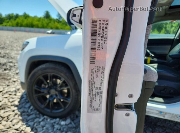 3C4NJDFB5NT169797 2022 JEEP COMPASS White Vista de la etiqueta del VIN