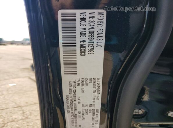 3C4NJDFB6NT127929 2022 JEEP COMPASS Black VIN sticker view