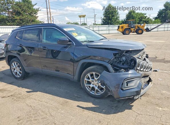 3C4NJDFB6NT127929 2022 JEEP COMPASS Black Front right
