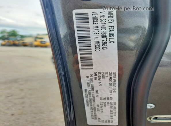 3C4NJDFB8NT236313 2022 JEEP COMPASS Угольный Вид наклейки с VIN-кодом