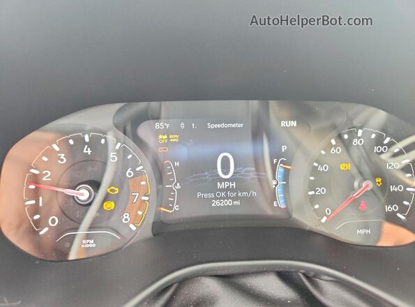 3C4NJDFB8NT236313 2022 JEEP COMPASS Угольный Вид щитка приборов