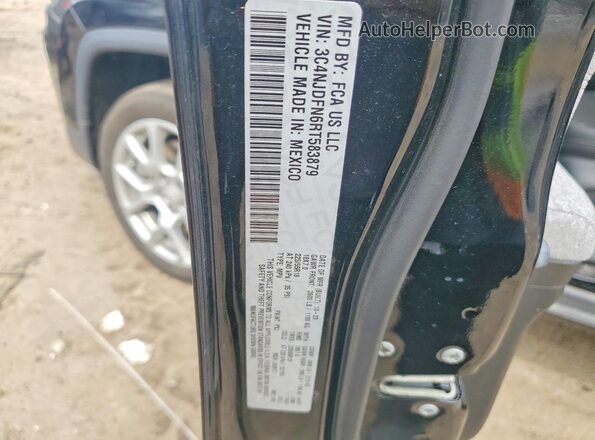 3C4NJDFN6RT583879 2024 JEEP COMPASS Black VIN კოდის სტიკერის ხედი