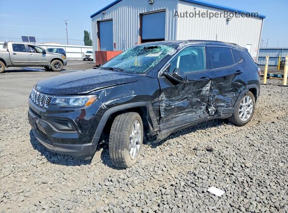 3C4NJDFNXRT113337 2024 JEEP COMPASS Black Trasero izquierdo