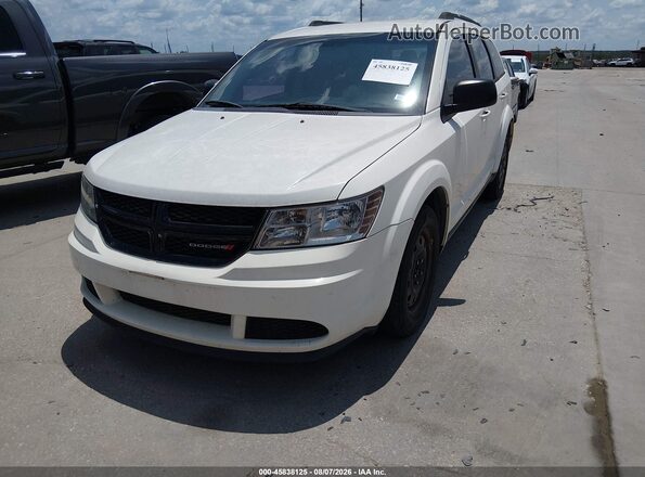 3C4PDCAB0GT175334 2016 DODGE JOURNEY White Vista tres cuartos delantera izquierda