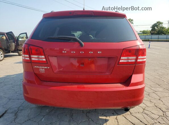 3C4PDCAB0GT175432 2016 DODGE JOURNEY Red უკანა ხედი