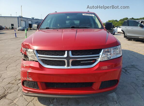 3C4PDCAB0GT175432 2016 DODGE JOURNEY Red წინა ხედი