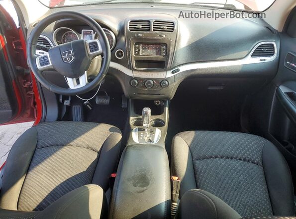 3C4PDCAB0GT175432 2016 DODGE JOURNEY Red წინა პანელის ხედი
