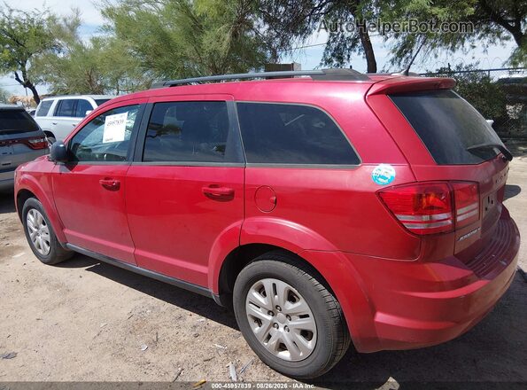 3C4PDCAB0GT222863 2016 DODGE JOURNEY Red Սալոնի 360 աստիճան տեսք