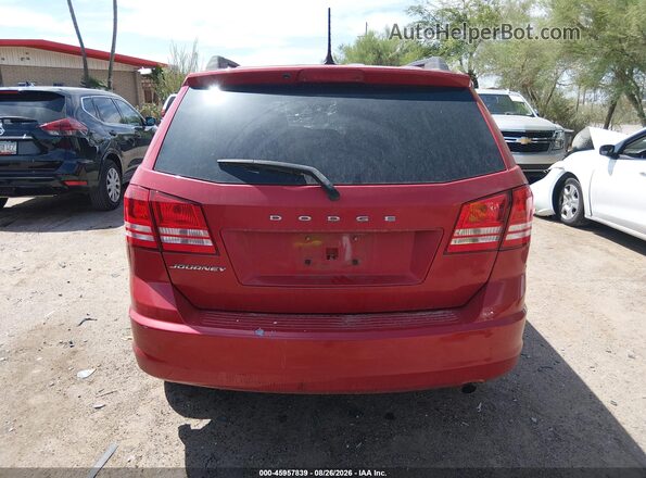 3C4PDCAB0GT222863 2016 DODGE JOURNEY Red 