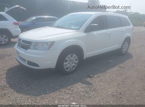 3C4PDCAB0GT234429 2016 DODGE JOURNEY Белый Передняя левая четверть