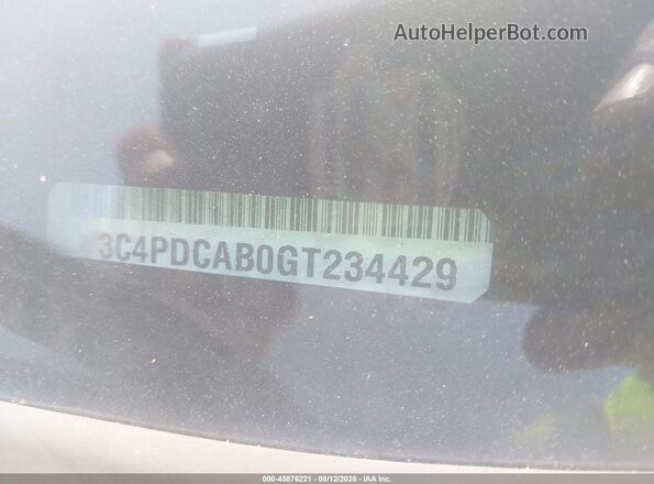3C4PDCAB0GT234429 2016 DODGE JOURNEY Белый Вид щитка приборов