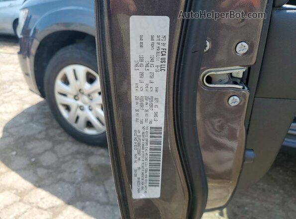 3C4PDCAB0GT239307 2016 DODGE JOURNEY Gray Vista de la etiqueta del VIN