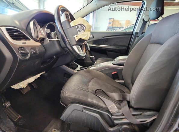 3C4PDCAB0HT607583 2017 DODGE JOURNEY Black Front interior view