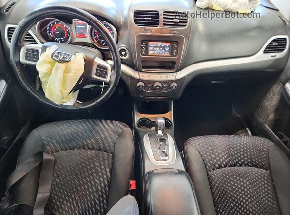 3C4PDCAB0HT607583 2017 DODGE JOURNEY Black Dashboard view