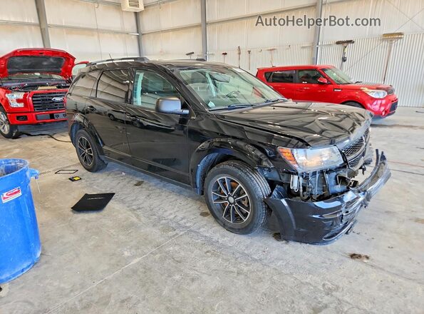 3C4PDCAB0HT607583 2017 DODGE JOURNEY Black Front right