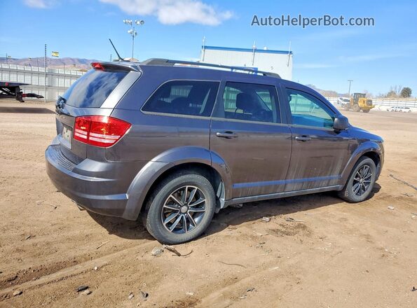 3C4PDCAB0HT619362 2017 DODGE JOURNEY Gray Trasero derecho