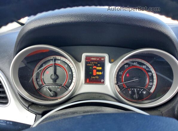 3C4PDCAB0HT619362 2017 DODGE JOURNEY Gray Vista del cuadro de instrumentos