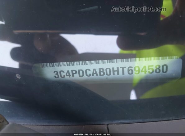 3C4PDCAB0HT694580 2017 DODGE JOURNEY Light Blue Вид подкапотного пространства