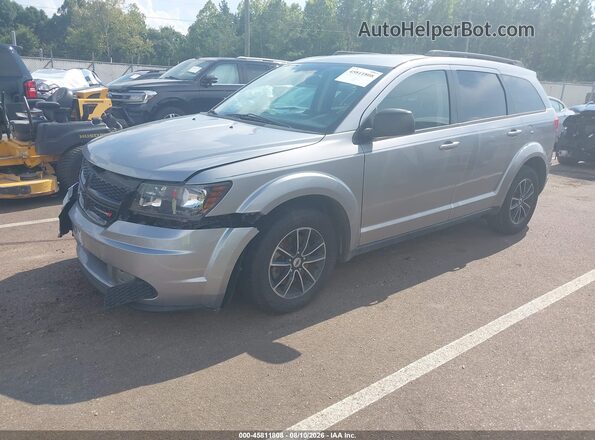 3C4PDCAB0JT170089 2018 DODGE JOURNEY Серебряный Передняя левая четверть
