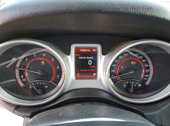 3C4PDCAB0JT375458 2018 DODGE JOURNEY Charcoal Սարքավորումների վահանակի տեսք