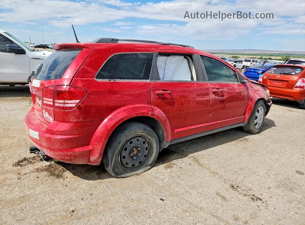 3C4PDCAB0JT446772 2018 DODGE JOURNEY Красный Задняя правая четверть