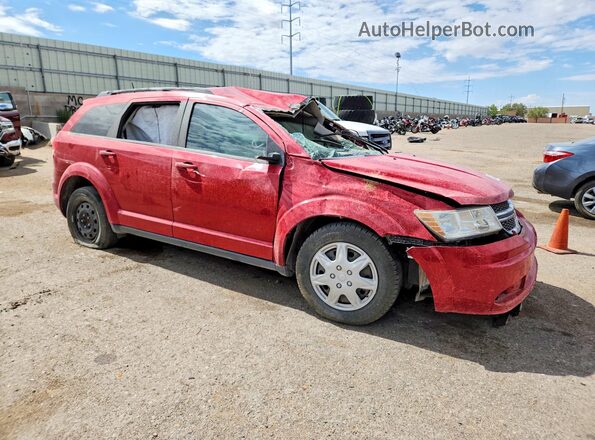 3C4PDCAB0JT446772 2018 DODGE JOURNEY Красный Передняя правая четверть