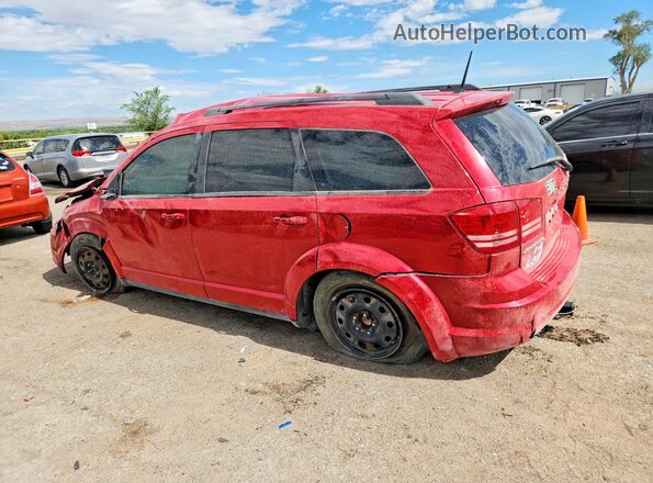 3C4PDCAB0JT446772 2018 DODGE JOURNEY Красный Задняя левая четверть