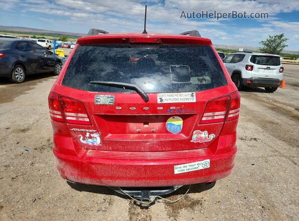 3C4PDCAB0JT446772 2018 DODGE JOURNEY Красный Вид сзади