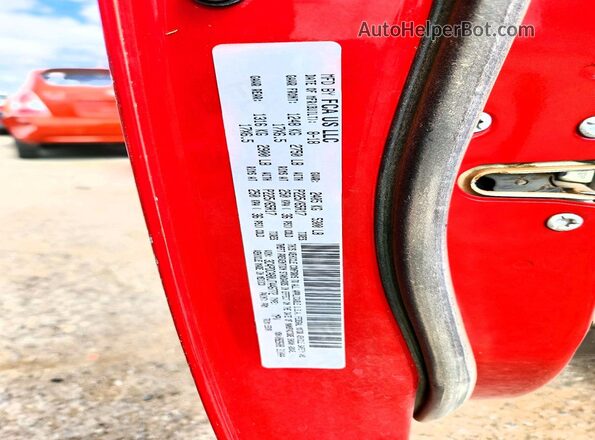3C4PDCAB0JT446772 2018 DODGE JOURNEY Красный Вид наклейки с VIN-кодом