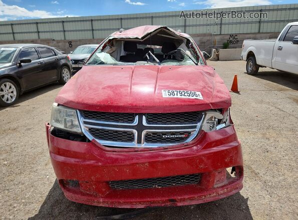 3C4PDCAB0JT446772 2018 DODGE JOURNEY Красный Вид спереди