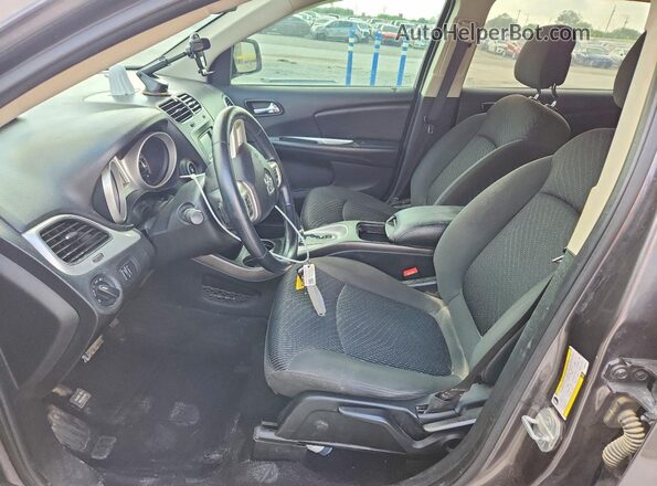 3C4PDCAB0JT530493 2018 DODGE JOURNEY Серый Вид салона спереди