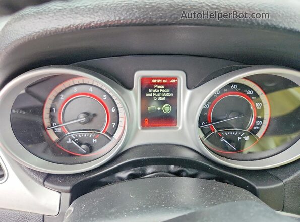 3C4PDCAB0LT202638 2020 DODGE JOURNEY Blue Instrument cluster view