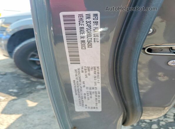 3C4PDCAB0LT264363 2020 DODGE JOURNEY Серый Вид наклейки с VIN-кодом