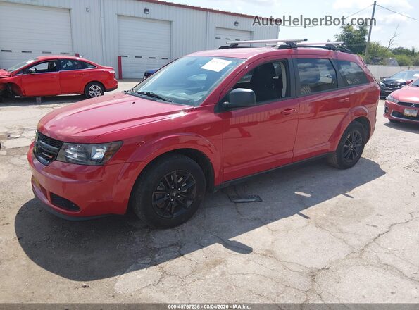 3C4PDCAB0LT277050 2020 DODGE JOURNEY Red წინა მარცხენა ხედი სამი მეოთხედიდან