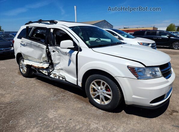 3C4PDCAB1GT112873 2016 DODGE JOURNEY Белый Передняя правая четверть