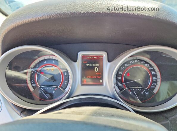 3C4PDCAB1GT112873 2016 DODGE JOURNEY Белый Вид щитка приборов
