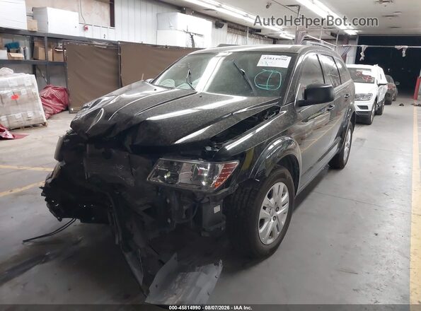 3C4PDCAB1GT195074 2016 DODGE JOURNEY Black წინა მარცხენა ხედი სამი მეოთხედიდან