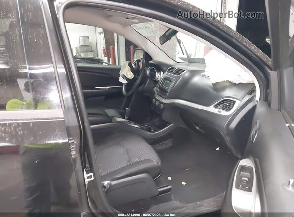 3C4PDCAB1GT195074 2016 DODGE JOURNEY Black წინა სალონის ხედი