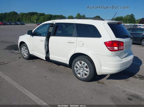 3C4PDCAB1HT507458 2017 DODGE JOURNEY White Trasero izquierdo