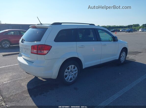 3C4PDCAB1HT507458 2017 DODGE JOURNEY White Trasero derecho