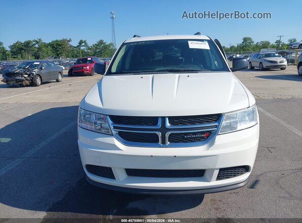 3C4PDCAB1HT507458 2017 DODGE JOURNEY White Vista del cuadro de instrumentos