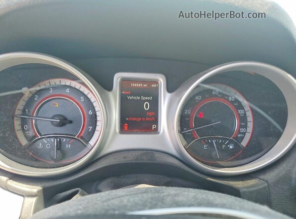 3C4PDCAB1HT599414 2017 DODGE JOURNEY Белый Вид щитка приборов