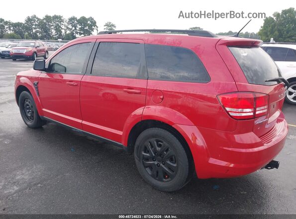 3C4PDCAB1HT673298 2017 DODGE JOURNEY Red Задня ліва чверть