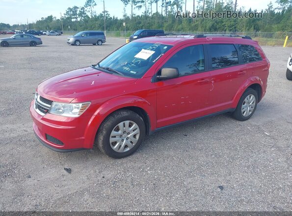 3C4PDCAB1HT695043 2017 DODGE JOURNEY Red Vista tres cuartos delantera izquierda